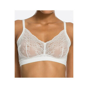 A3 New SPANX Spotlight On Lace Bralette 10124R Clean White Size XS $48